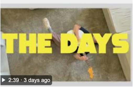 Cal in Red “The Days” out now